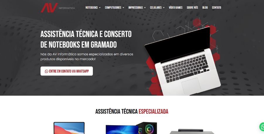 Site AV Informática