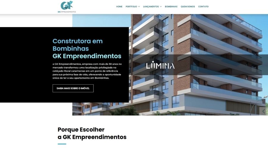 Clientes H2web GK Empreendimentos