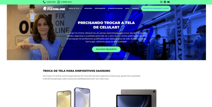 clientes h2web grupo fix assistencia tecnica