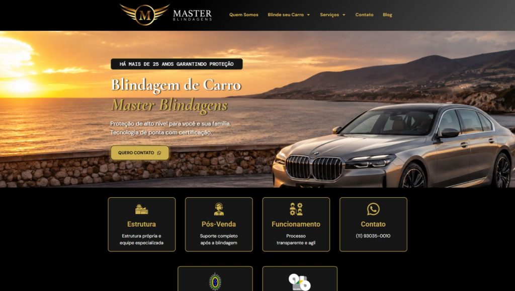 Clientes H2Web Master Blindagens