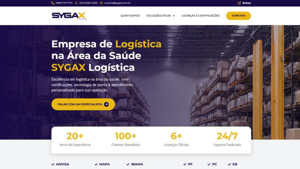 Clientes H2web Sygax